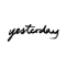 Yesterday Logo